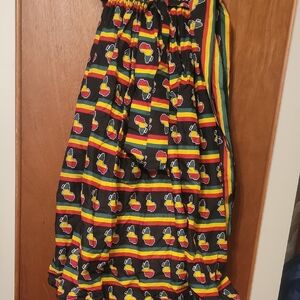 Advance Apparels Vibrant Striped Skirt